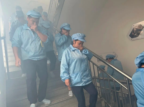 精華股份開(kāi)展2023年度消防逃生、應急救援演練活動(dòng)(圖7)